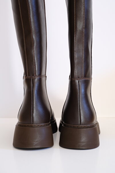 Munshoes Fame Brown Women's Boots