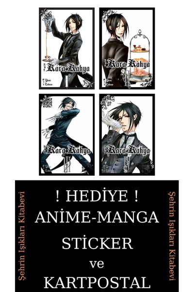 Gerekli Şeyler Yayıncılık Kara Kahya 1-2-3-4 Manga Seti / Anime-Manga Sticker...