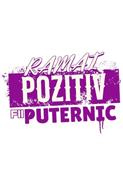 OEM Autocolant motivațional în stil graffiti „Rămâi pozitiv, fii puternic” cu...