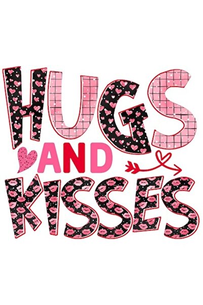 OEM Autocolant Îmbrățișări și Sărutări – ilustrație de Ziua Îndrăgostiților, ...