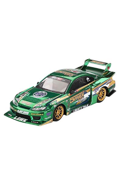 mini gt 1:64 Nissan Silvia (S15) LB-Super Silhouette LBWK 2024 Fausto Racing Diecast Model Araba