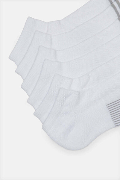 REDTAG Men White Striped Socks Set (3 Pairs)