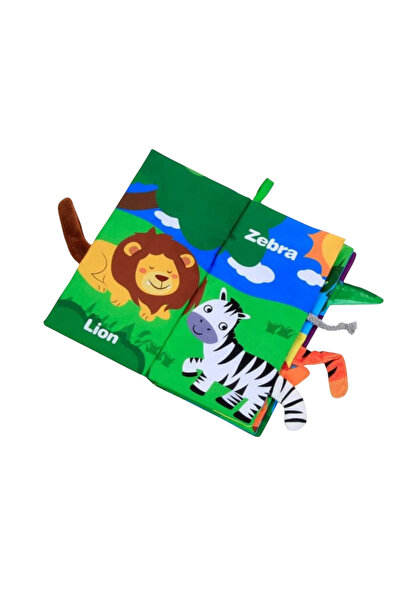 Krista Baby sensory textile book, Jungle Animals