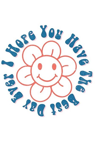 OEM Autocolant cu mesajul „Sper să ai cea mai frumoasă zi din lume” – Vinil P...