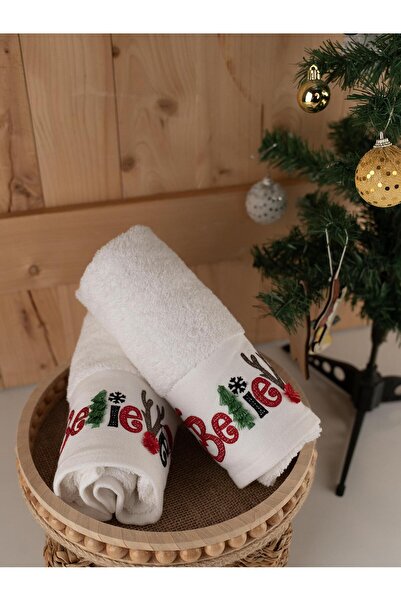 Baveno Бавовняний 2-комплект 45x70 см Розкішний та сучасний набір рушників з вишивкою