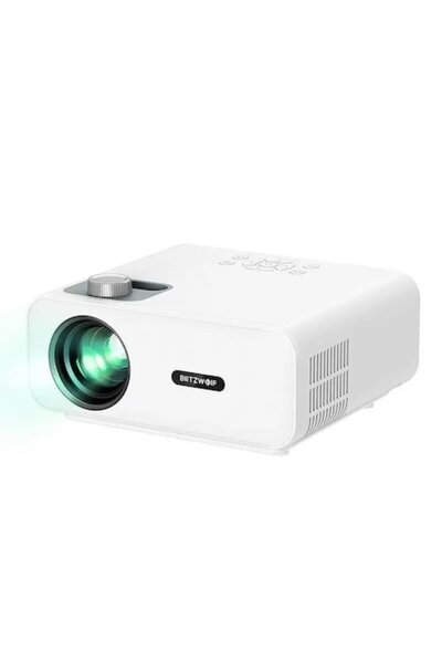 BlitzWolf BW-V5 Projector, 1080p, 1000:1, 9000 lm, HDMI, USB, AV, White