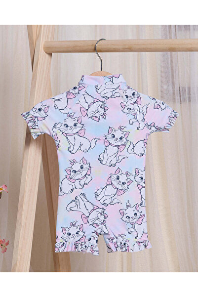 REDTAG Infant Girls Multicolour Printed Swimsuit