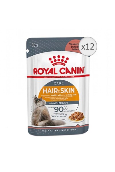 Royal Canin Hrană umedă pentru pisici adulte, pentru o piele și o blană sănăt...