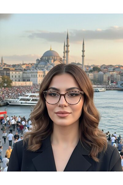 Makro Optik Women's Jasmin Blue Light Protection Screen Glasses Leopard