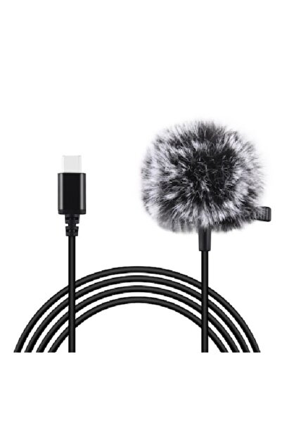 PULUZ Microfon Lavalier PU425 1,5 m USB-C (Tip C)