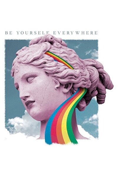 OEM Autocolant motivațional — „Fii tu însuți oriunde”, artă din mitologia gre...