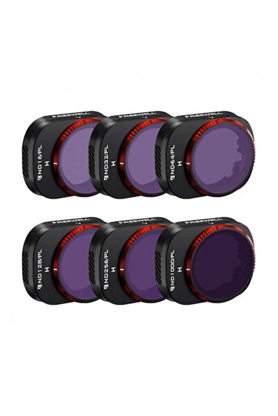 Freewell Set de 6 filtre pentru drona DJI Mini 4 Pro, Freewell, negru