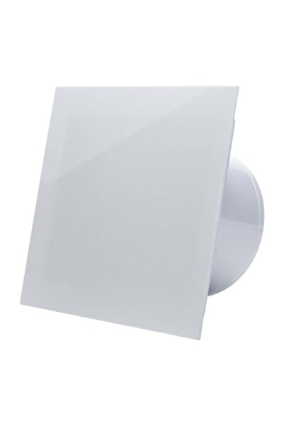 ECOVENT Bathroom fan DECORA, Ø100, Super Silent, Plexiglas, Non-return valve, 93 m3/h, White