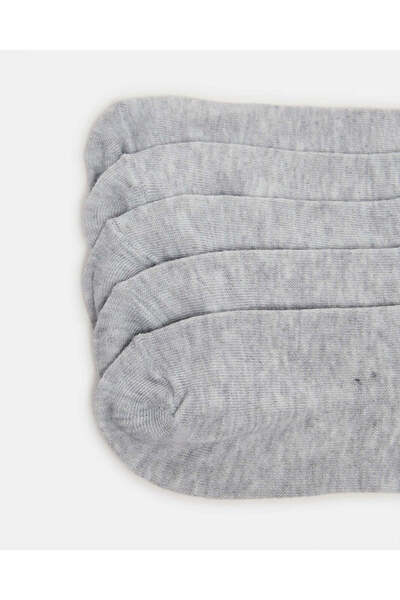 REDTAG Senior Boys Grey High Ankle Length Socks (5 Pairs)