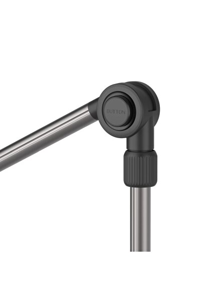 FIXED Tablet/Phone Desk Holder 7–13", Adjustable Arm, 360° Rotation, Stable Grip, Relax FIXRLX-BK, Black