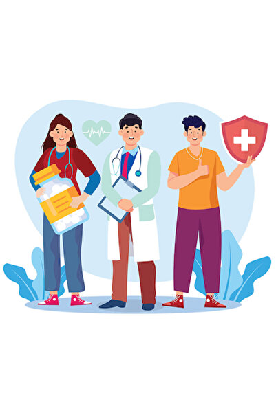 OEM Autocolant personal medical - Doctor, Asistentă medicală, Pastile, Sănăta...