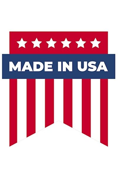 OEM Autocolant cu mesajul în engleză „Fabricat în SUA”, banner cu margini alb...