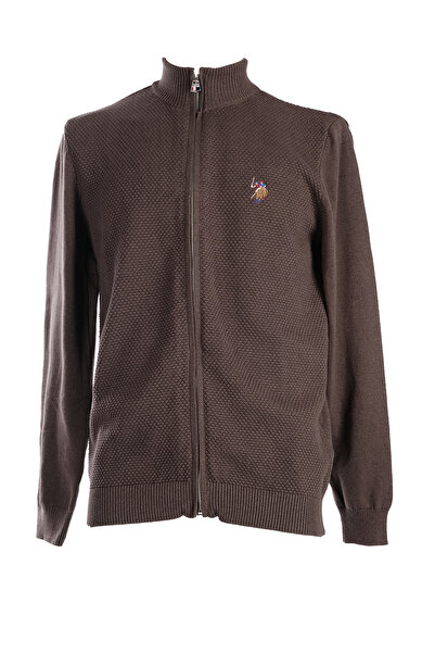 U.S. Polo Assn. Men's Minimalist Zip-Up Cardigan - Casual Sophistication