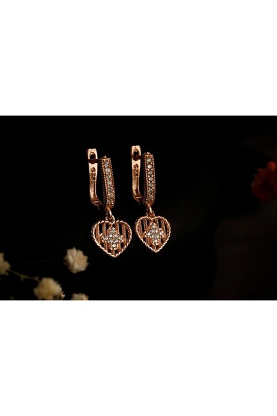 Gönül Penceresi Küpe Rose Gold