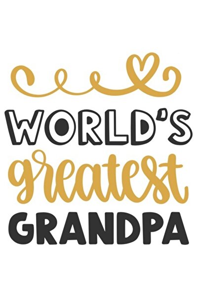 OEM Autocolant din vinil PVC cu cel mai grozav bunic din lume, cu bordură alb...