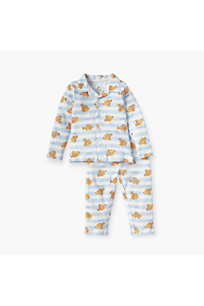 Disney طقم قميص وبيجامة بطبعة نيمو بالكامل