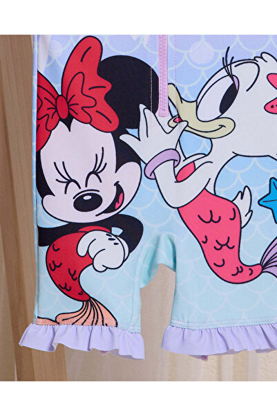 REDTAG Infant girls Pink Minnie And Daisy One Piece Swimsuit