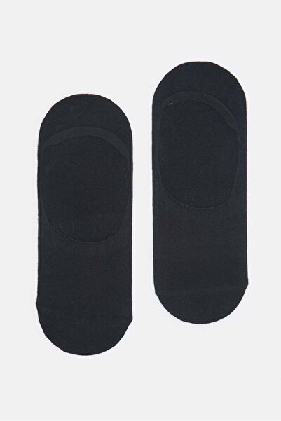 REDTAG Senior Boys Black Invisible Length Socks (2 Pairs)