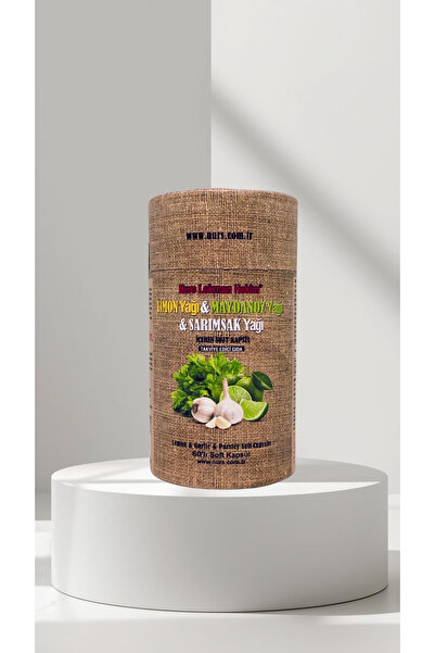 Nurs Lokman Hekim Limon Maydanoz Sarımsak Yağı İçeren Soft Jel 60'lı