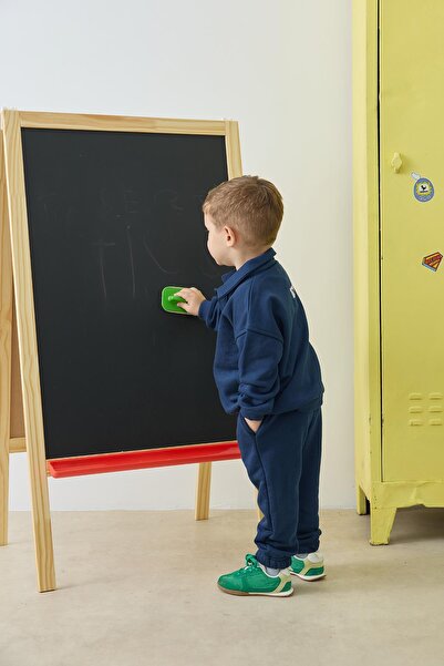 Tics Polo Yaka Sweat Takım - indigo