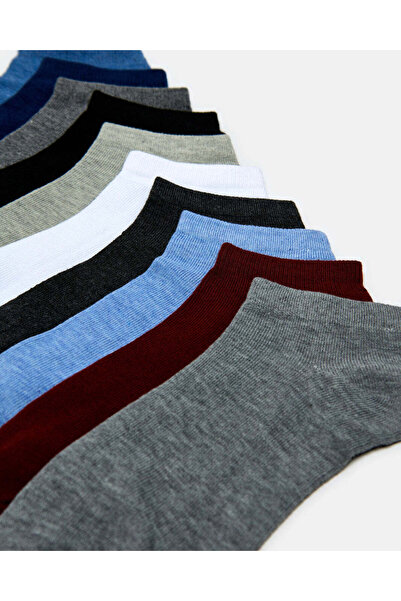 REDTAG Men Assorted Ankle Length Socks Set (10 Pairs)