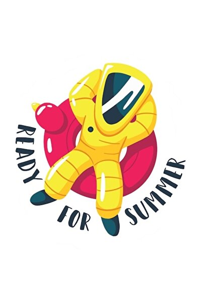 OEM Autocolant personalizat „Pregătit pentru vară”, Colac de salvare (Piscină...