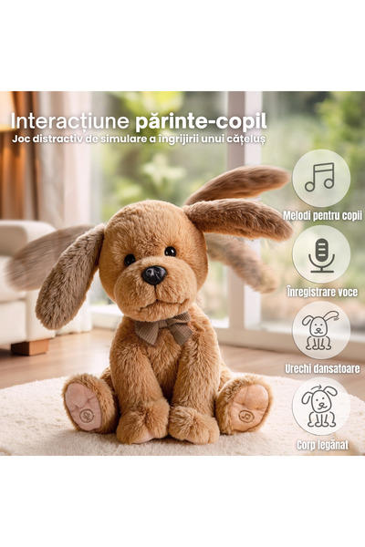 tumama Tumama® Interactive Talking and Playful Puppy Toy, Sings, Mimics and Moves with Ears
