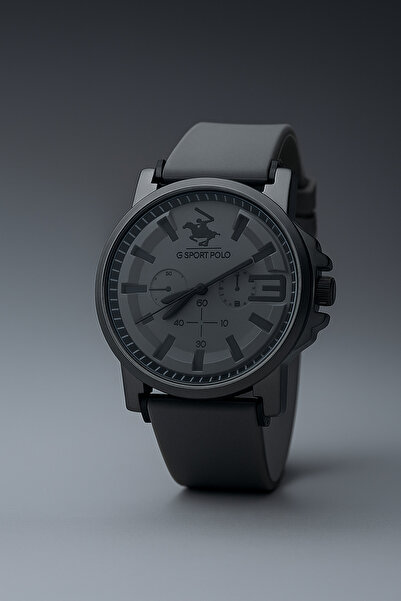 G Sport POLO Sporty and Casual Sweat-Resistant Men's Wristwatch with Silicone Strap