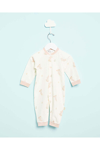 REDTAG بدلة نوم مطبوعة بدب باللون البيج للأطفال