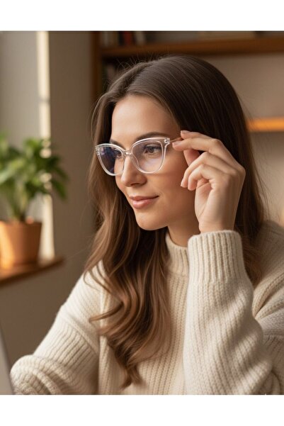 Makro Optik Women's Jasmin Blue Light Protection Screen Glasses Transparent