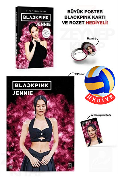 Parodi Yayınları K-POP Yıldızları Blackpink JENNİE(Voleybol Topu Rozet ve Poster Hediye)