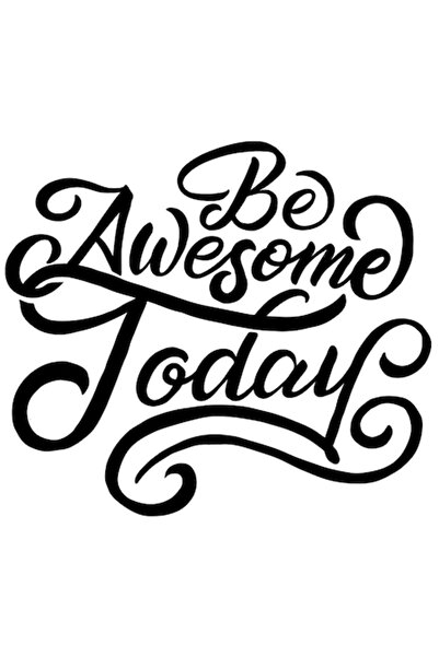OEM Autocolant motivațional „Fii minunat astăzi” – Un nou început, încredere ...