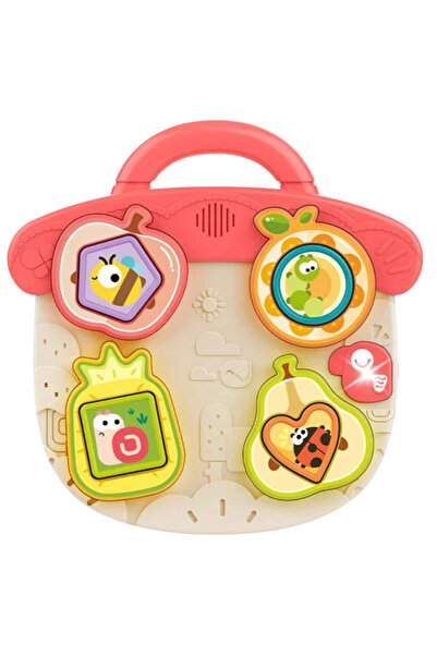 huanger Jucării interactive pentru bebeluși - Tablă interactivă pentru bebeluși, roz, 18 luni+