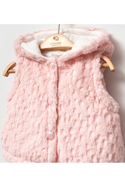Cassiope Baby Plush Hooded Baby Vest