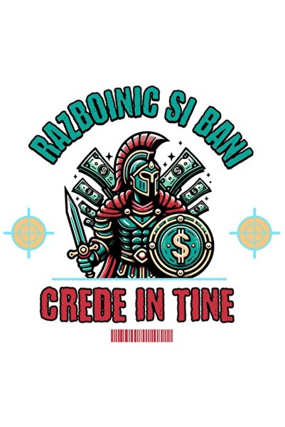 OEM Αυτοκόλλητο Πολεμιστή Ιππότη με Ασπίδα και Σπαθί, Σύμβολο Χρημάτων/Δολαρί...