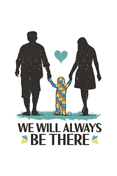 OEM Αυτοκόλλητο: Γονείς που κρατούν ένα παιδί — «Θα είμαστε πάντα δίπλα σου»,...