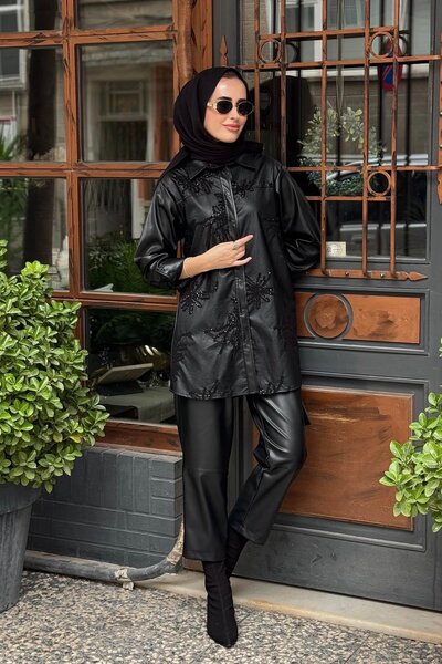 SCL Gömlek 10002521511011 Siyah