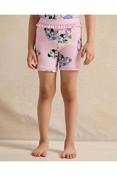 REDTAG Girls Yellow And Pink Printed Swim Set (2 Piece)