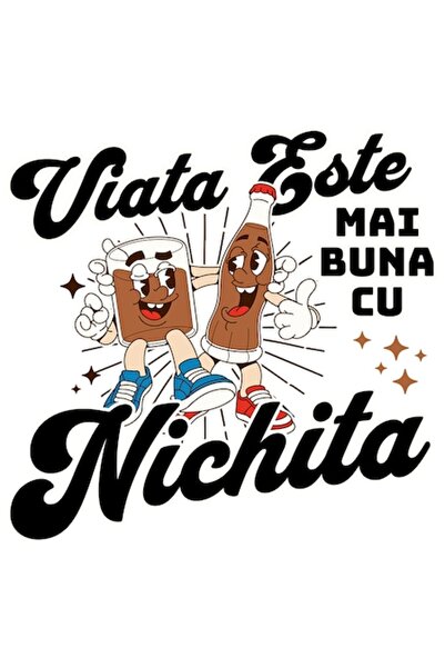 OEM Стикер - чаша и бутилка за кола „Най-добри приятели“, „Животът е по-добър...