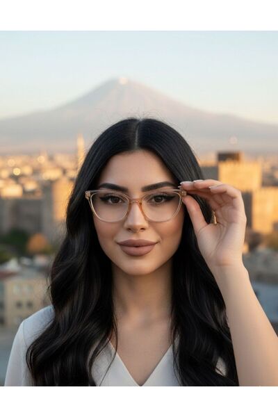 Makro Optik Women's Jasmin Blue Light Protection Screen Glasses Nude