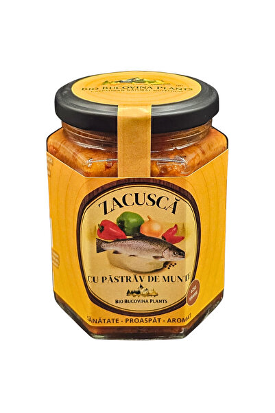 Bio Bucovina Plants Mountain trout zacusca - 250g