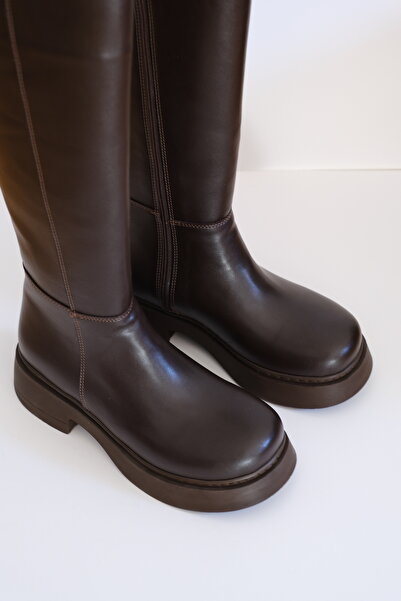 Munshoes Fame Brown Women's Boots