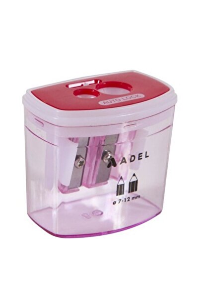 Adel Auto Lock Kalemtıraş-Kırmızı