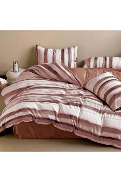 Patul Bed Linen, Satin Cotton, Sulphur, 2 Persons, Double Bed, 4 Pieces