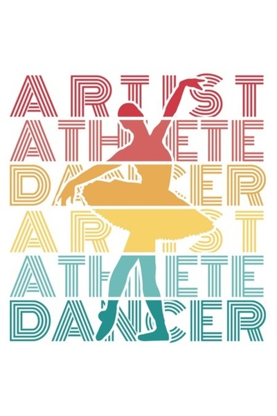 OEM Autocolant din vinil PVC cu balerină dansatoare, 23 cm, multicolor, bordu...